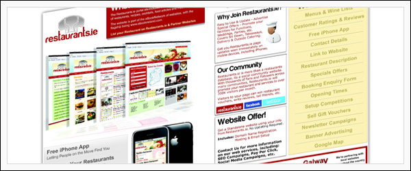 Restaurants.ie Flyer